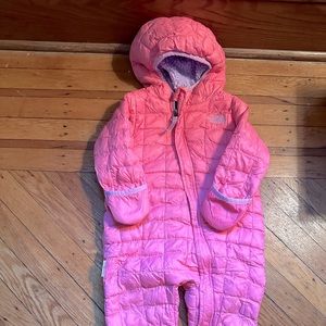 North face thermoball snow suit size 12-18 months
